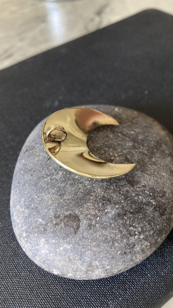 Pendentif en laiton triple lune – Image 11